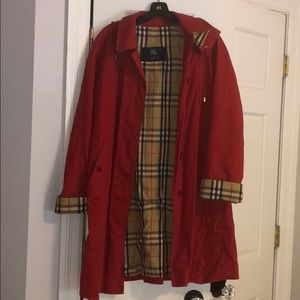 Burberry Women’s Red Trench Coat